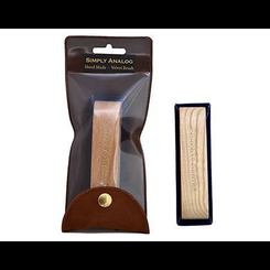 Simply Analog - Anti-Static Handmade Brown Oak Wooden Velvet Brush