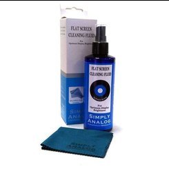 Simply Analog - Solutie curatare ecrane plate 200 ml + carpa din microfibra
