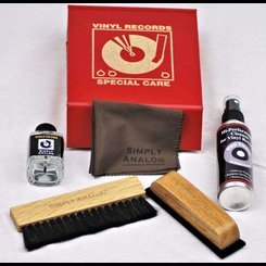 Simply Analog - Set curatare vinyl deluxe Rosu